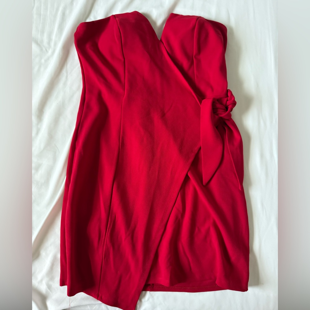 Trixxi Bold Red Dress